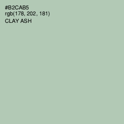 #B2CAB5 - Clay Ash Color Image